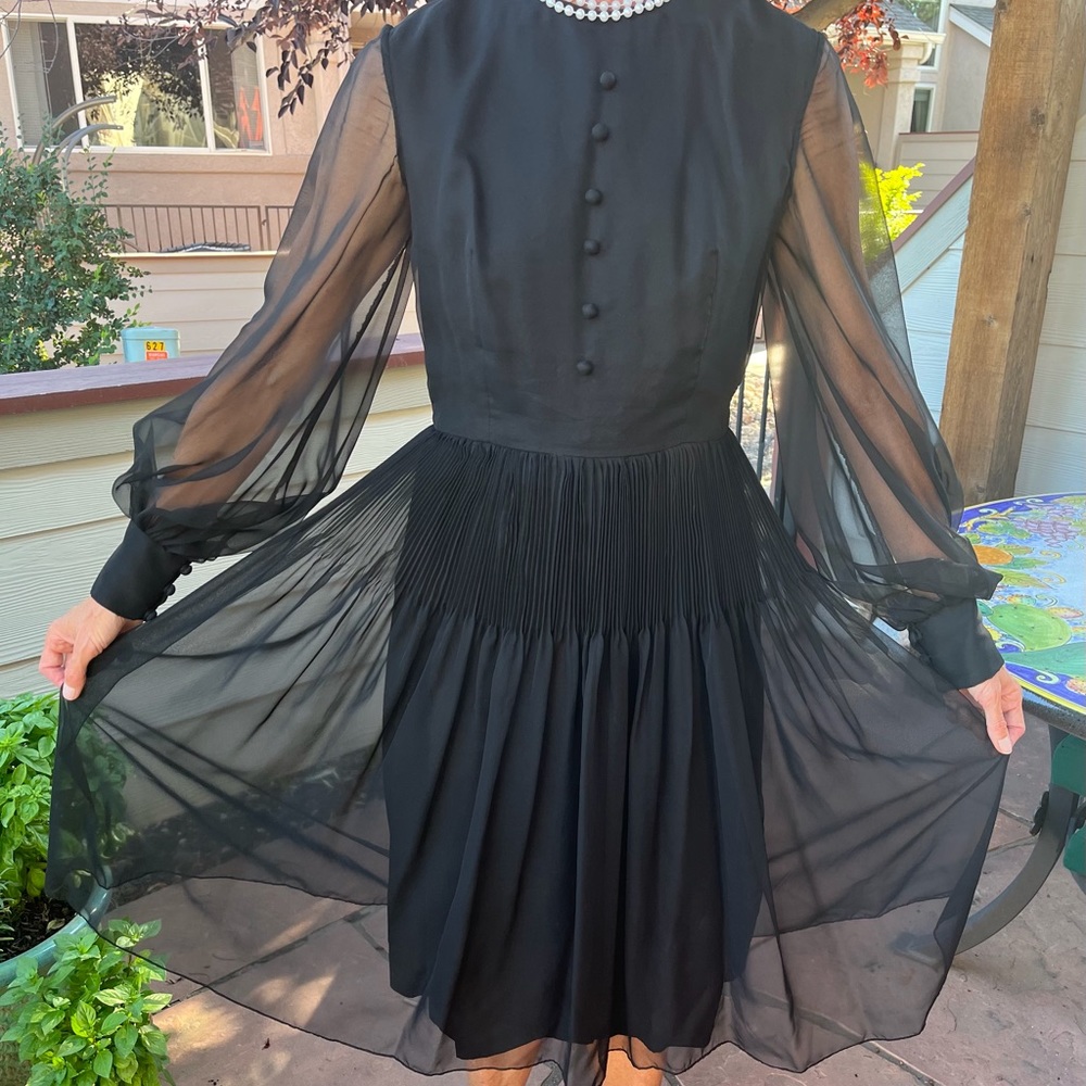 1970s Vintage Party/Cocktail Dress - Picture 4 of 7